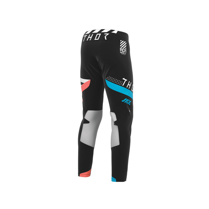 Thor MX Pants S26  Youth Sportmode Synth Black 26 Waist Size 26"