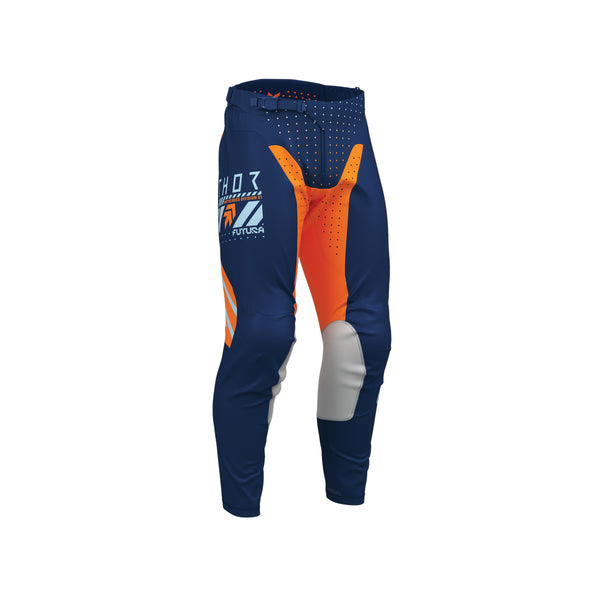 Thor MX Pants S26  Youth Launchmode Futura Navy Org 26 Waist Size 26"