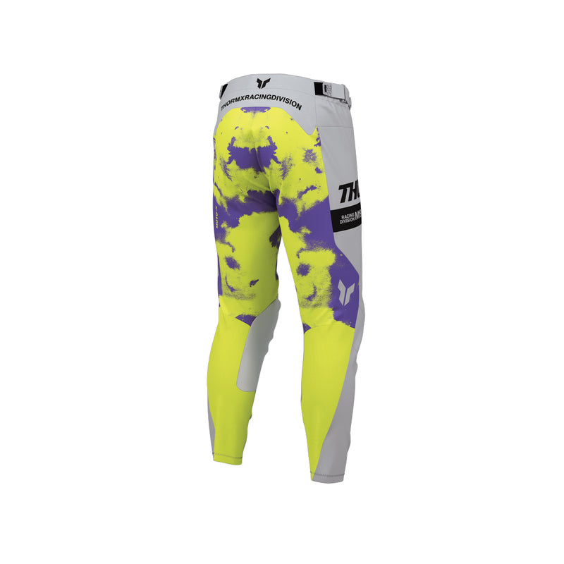 Thor MX Pants S26  Youth Launchmode Bleach Gray Acid 24 Waist Size 24"
