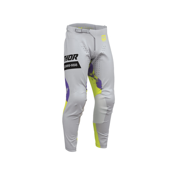 Thor MX Pants S26  Youth Launchmode Bleach Gray Acid 28 Waist Size 28"