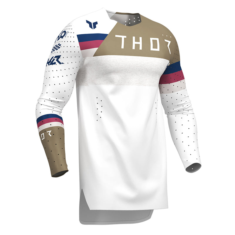 Thor MX S26 Sportmode League White Copper Off Road Jersey Size Medium