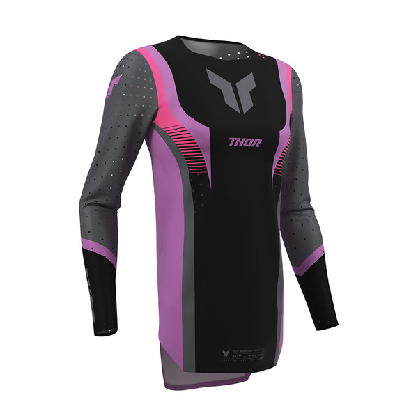 Thor MX Jersey S26  Womens Sportmode Velocity Blk Orc Large
