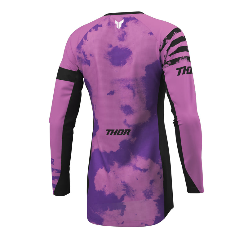 Thor MX Jersey S26  Womens Launchmode Bleach Black Orange Medium