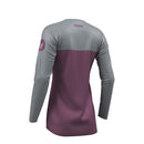 Thor MX S26 Ridemode Menace Purple Gray Off Road Jersey Womens Size XL