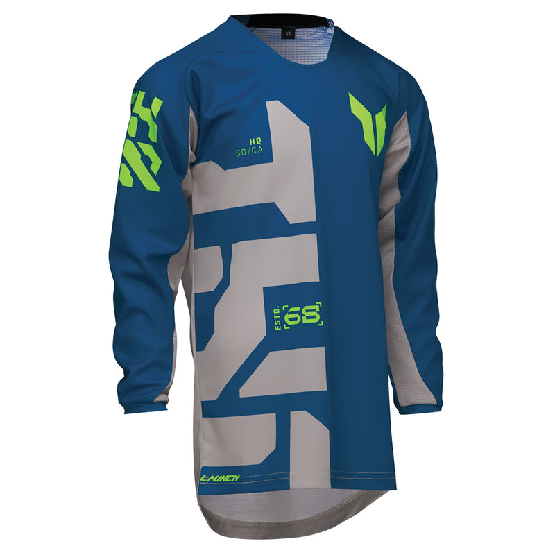 Thor MX Jersey S25  Launch Youth Forge Blue XS