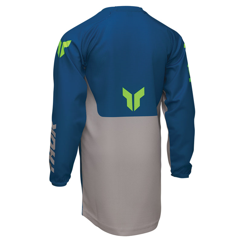 Thor MX Jersey S25  Launch Youth Forge Blue Small