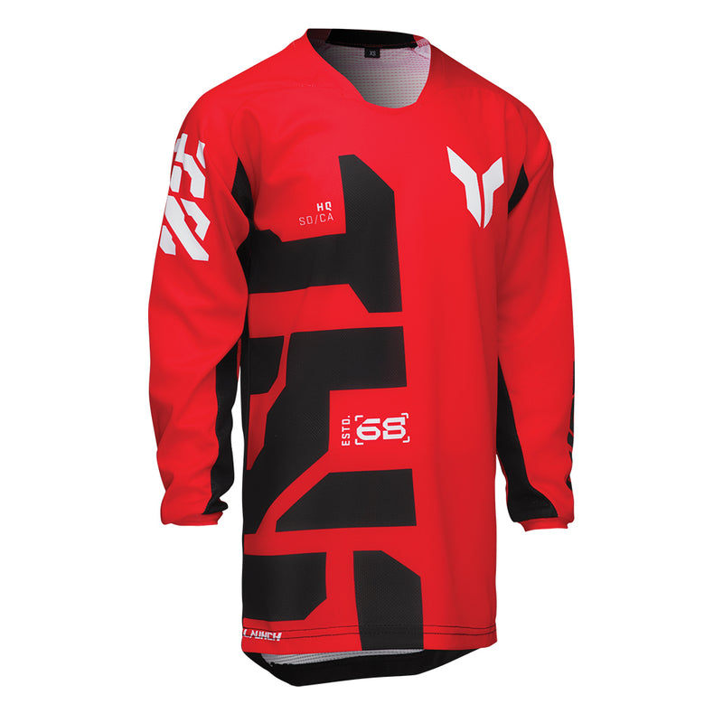 Thor MX Jersey S25  Launch Youth Forge Red XS