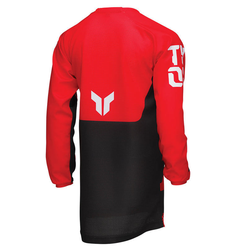 Thor MX Jersey S25  Launch Youth Forge Red XS