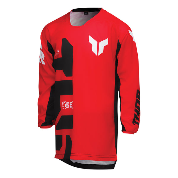 Thor MX Jersey S25  Launch Youth Forge Red XS