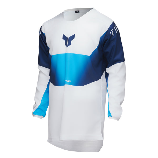Thor MX Jersey S25  Launch Youth Storm White XS