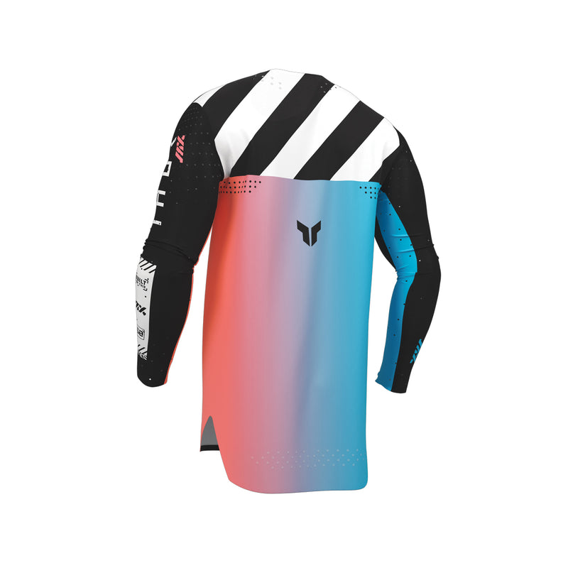 Thor MX Jersey S26  Youth Sportmode Synth Black Large