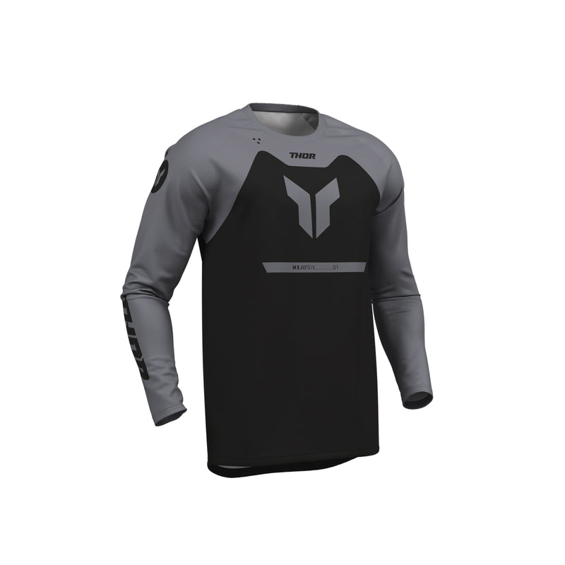 Thor MX Jersey S26  Youth Ridemode Menace Black Small