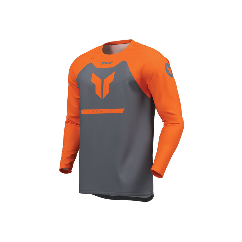 Thor MX Jersey S26  Youth Ridemode Menace Charcoal 2XS