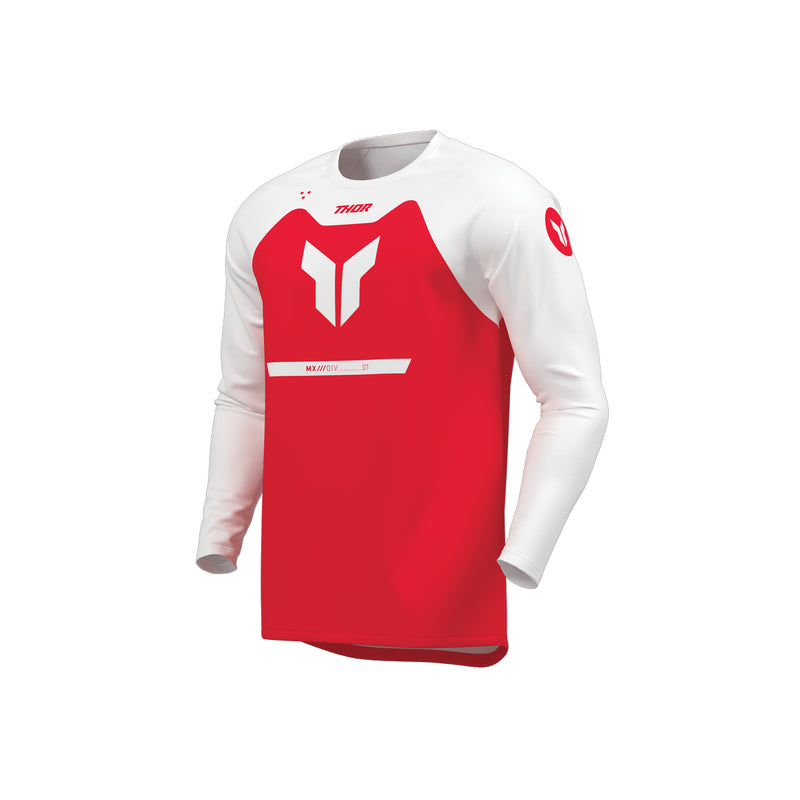 Thor MX Jersey S26  Youth Ridemode Menace Red Medium