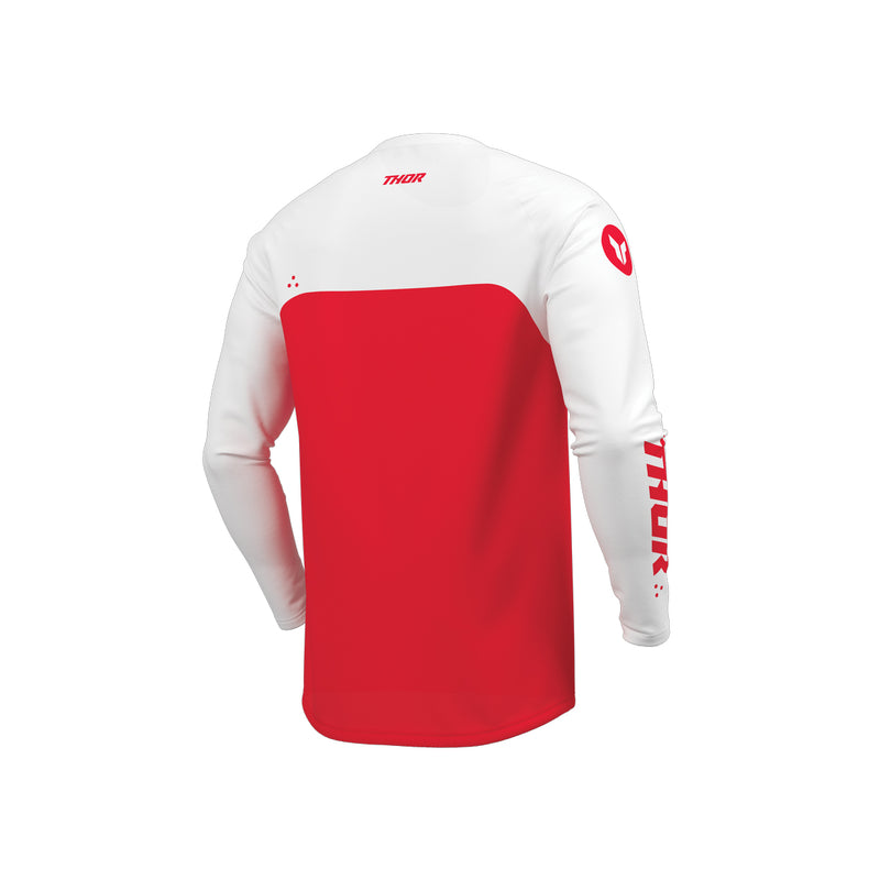 Thor MX Jersey S26  Youth Ridemode Menace Red Large