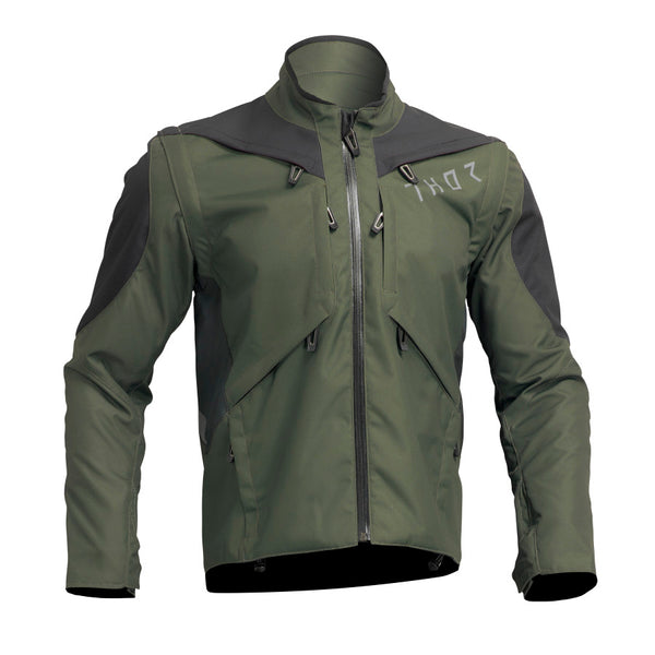 Thor MX S25 Terrain Army Charcoal Jacket Size Medium
