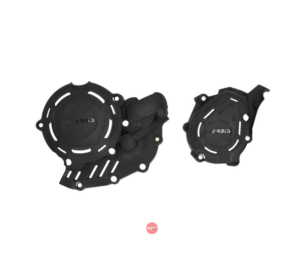 Acerbis X-Power Engine Case Cover Kit Black KTM/Gas Gas/Husq.