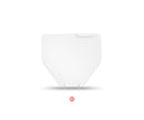 UFO Husqvarna Front No. Plate TC150/300 25 TC125/250 FC250 TX300/FC350 Fcfx 450 23-25 White