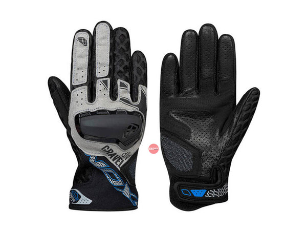 Ixon Gravel Air Black Grey Blue Road Gloves Size Large