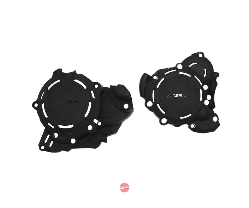 Acerbis X-Power Engine Case Cover Kit Black KTM/Husqvarna