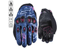 Five Stunt EVO 2 Womans Flowers Pink/Purple Road Gloves Size 07 Medium