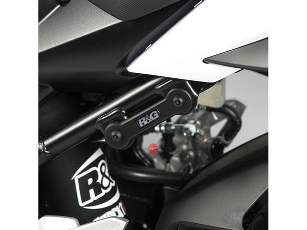 R&G Rear Foot Rest Blanking Plates KTM RC 390 22- Black R&G