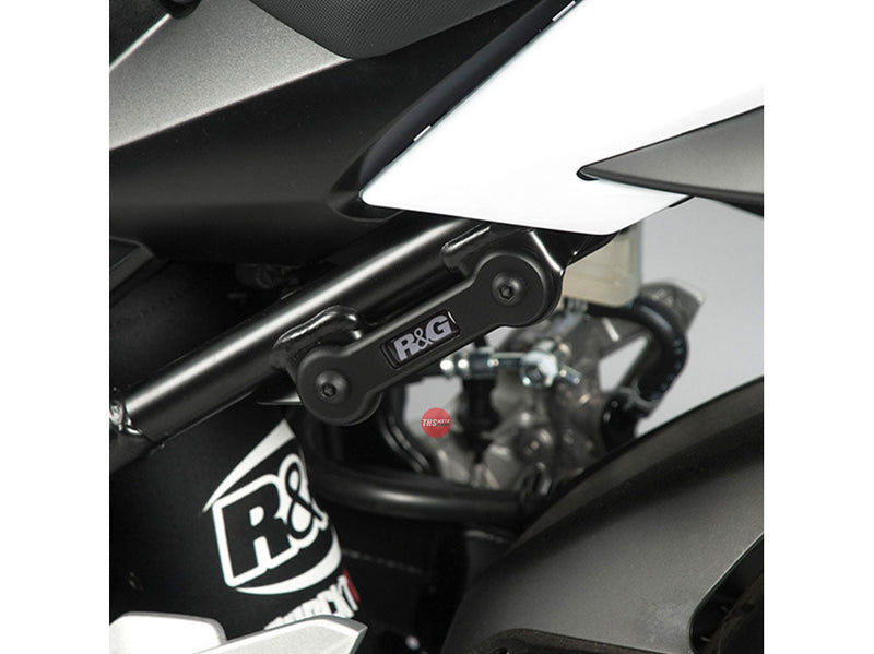R&G Rear Foot Rest Blanking Plates KTM RC 390 22- Black R&G