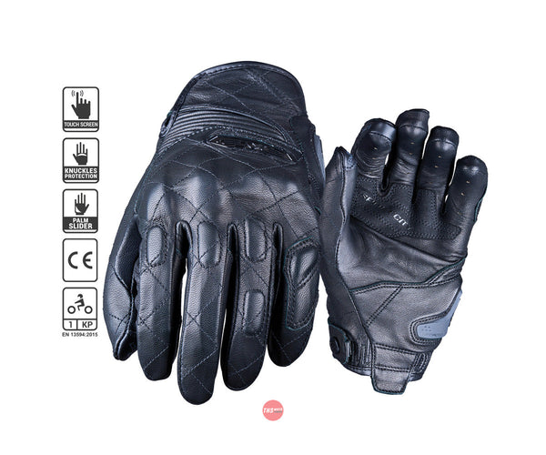 Five L Sport City Evo Woman Urban Black Gloves Size Large