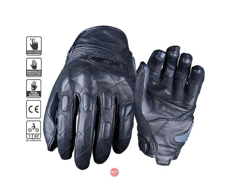 Five M Sport City Evo Woman Urban Black Gloves Size Medium