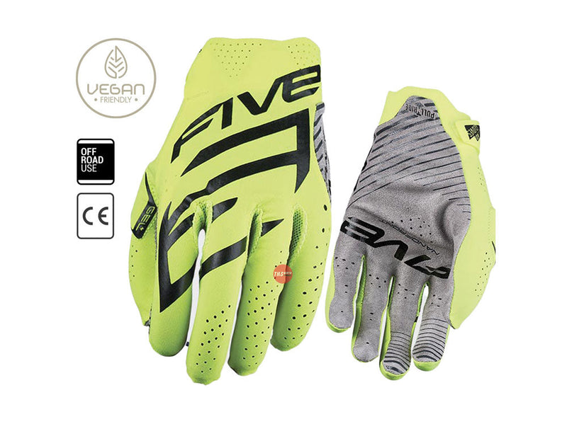 Five MXF RACE Fluro Off Road Gloves Size XL