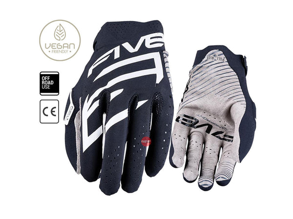 Five MXF RACE Black Off Road Gloves Size 2XL