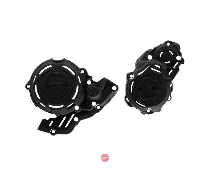 Acerbis X-Power Engine Case Cover Kit Black KTM/Gas Gas/Husqvarna