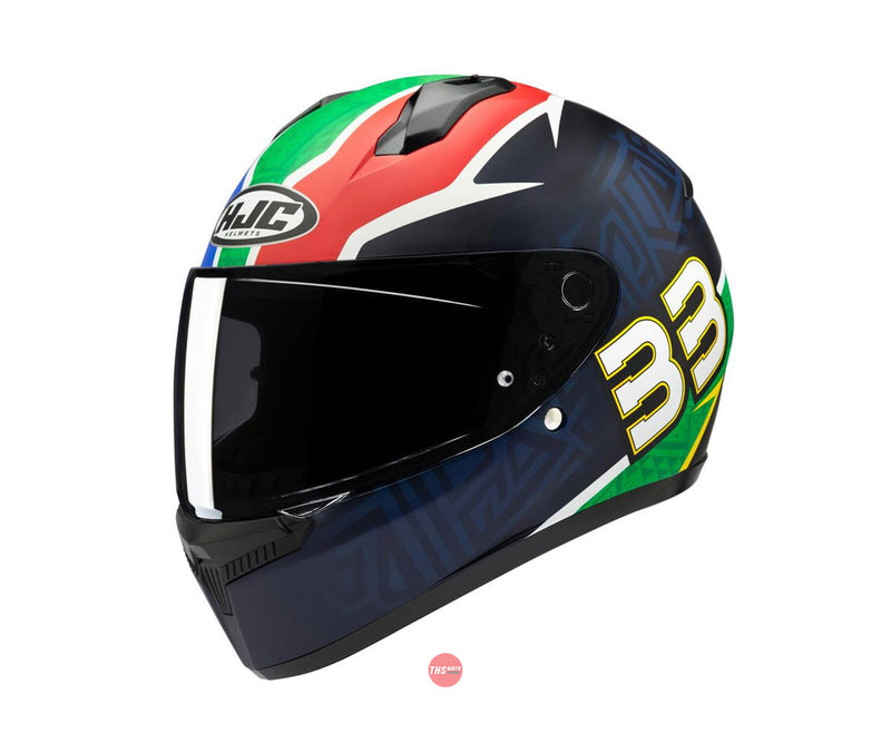 HJC 2XL C10 B Binder MC21SF Helmet Road Size 2XL