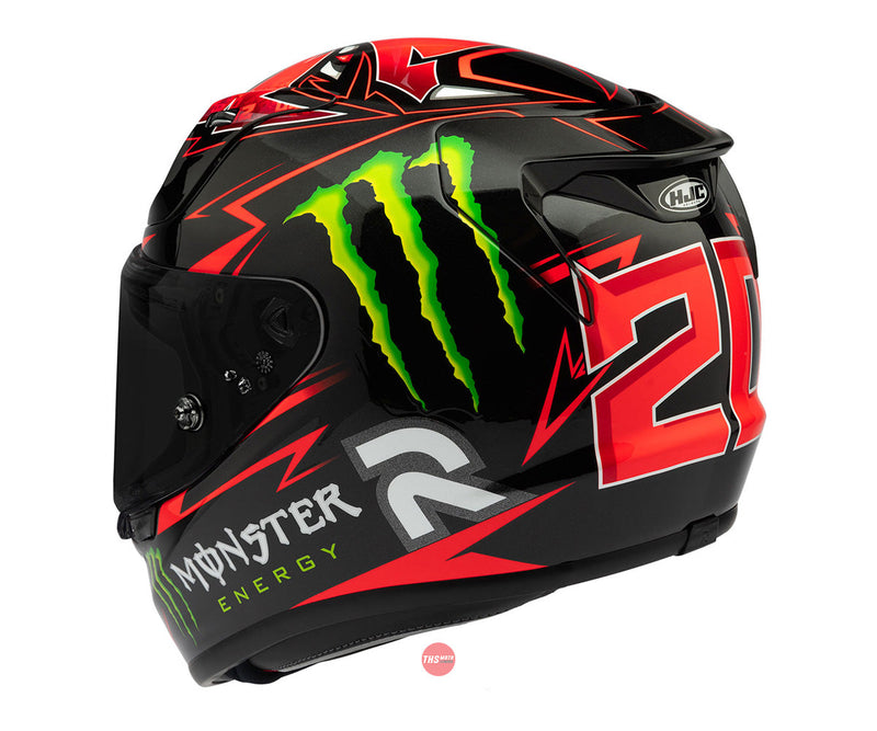 HJC S RPHA 12 Quartararo Replica MC1 Road Helmet Size Small