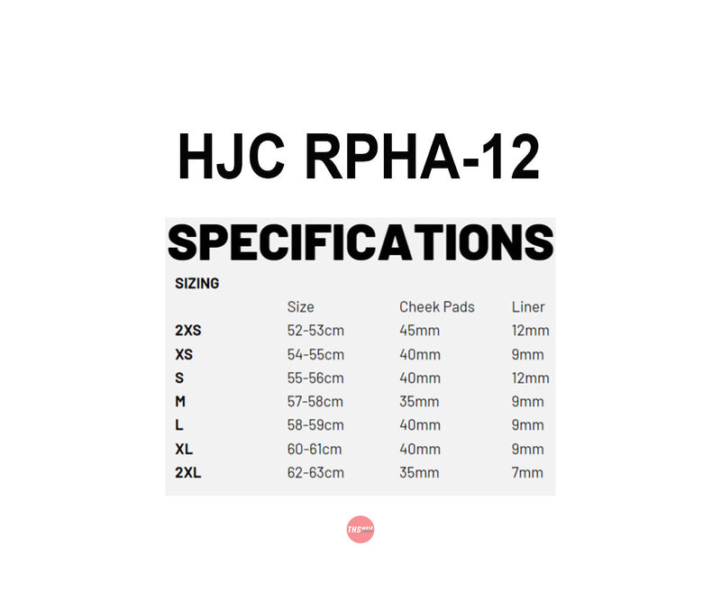 HJC Xl RPHA12 Brels MC1SF Road Helmet Size XL