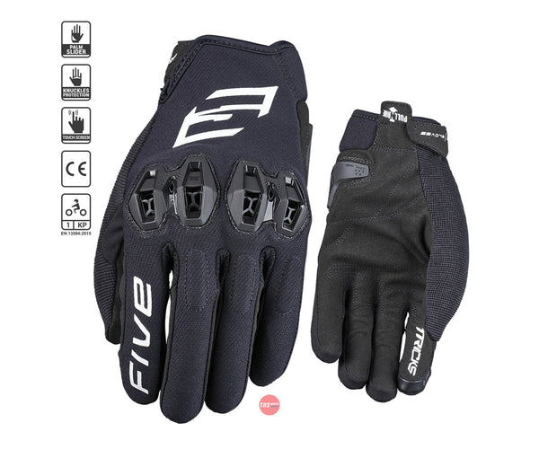 Five 09/M Tricks Black Glove Size Medium
