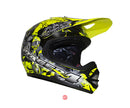 RXT Xs Racer 4 Kids Black Yellow (49-50cm) Youth Mx Helmet Size XS