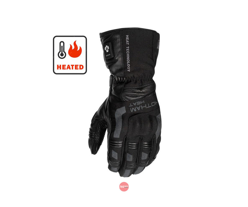 MotoDry 2XL Hotham Heated Glove Black Motodry Size 2XL