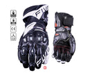 Five 09/M RFX1 Evo Black/white Race Gloves Size Medium