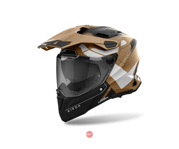 Airoh Commander 2 Reveal Sand Matte ADV Helmet Size XL 62cm