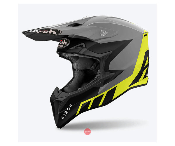 Airoh Wraaap Reloaded Yellow Matte Off Road Helmet Size XL 62cm