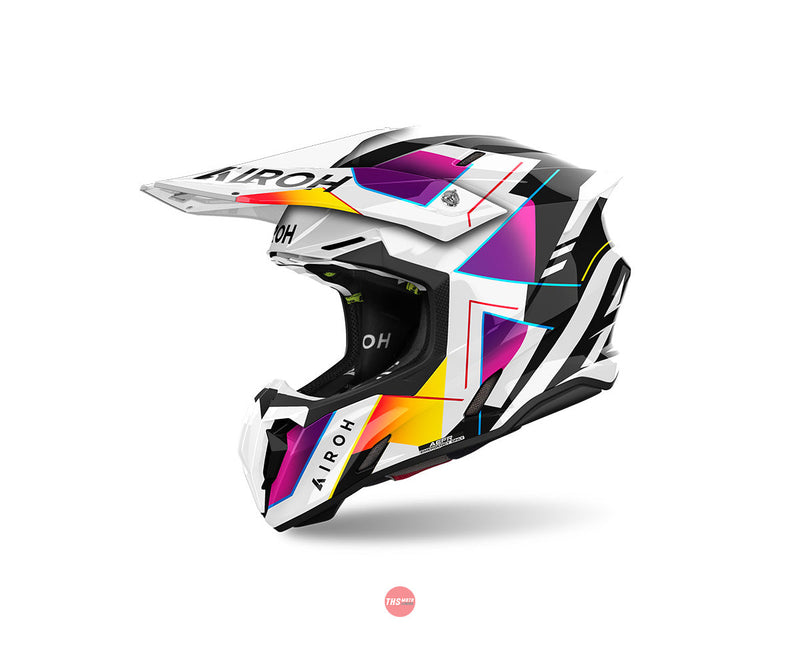 Airoh Twist 3 Rainbow Gloss Off Road Helmet Size Large 60cm