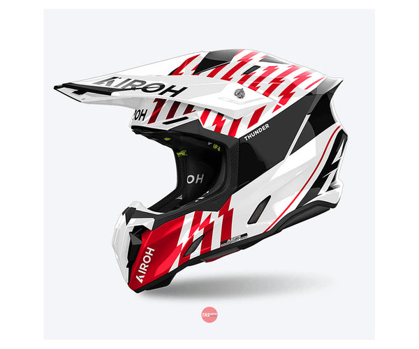 Airoh Twist 3 Thunder Red Gloss Off Road Helmet Size Large 60cm