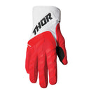 Thor Spectrum Red White Off Road Gloves Size XS