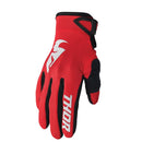 Thor Sector Red White Off Road Gloves Size XS