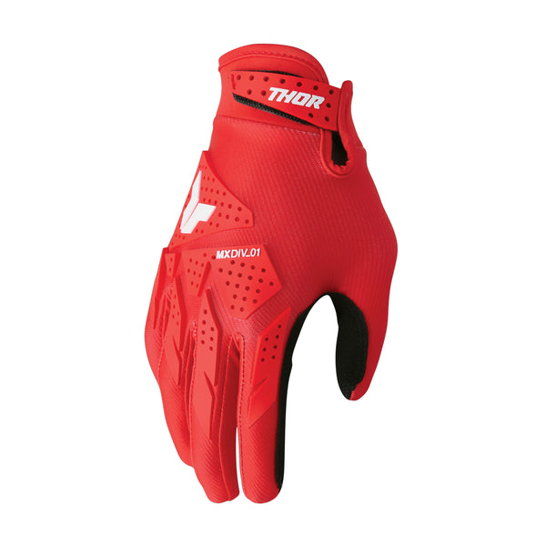 Thor MX Glove S26  Launchmode Red Medium