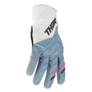Thor MX S25 Spectrum Blue White Off Road Gloves Womens Size Large