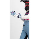 Thor MX S25 Spectrum Blue White Off Road Gloves Womens Size XL