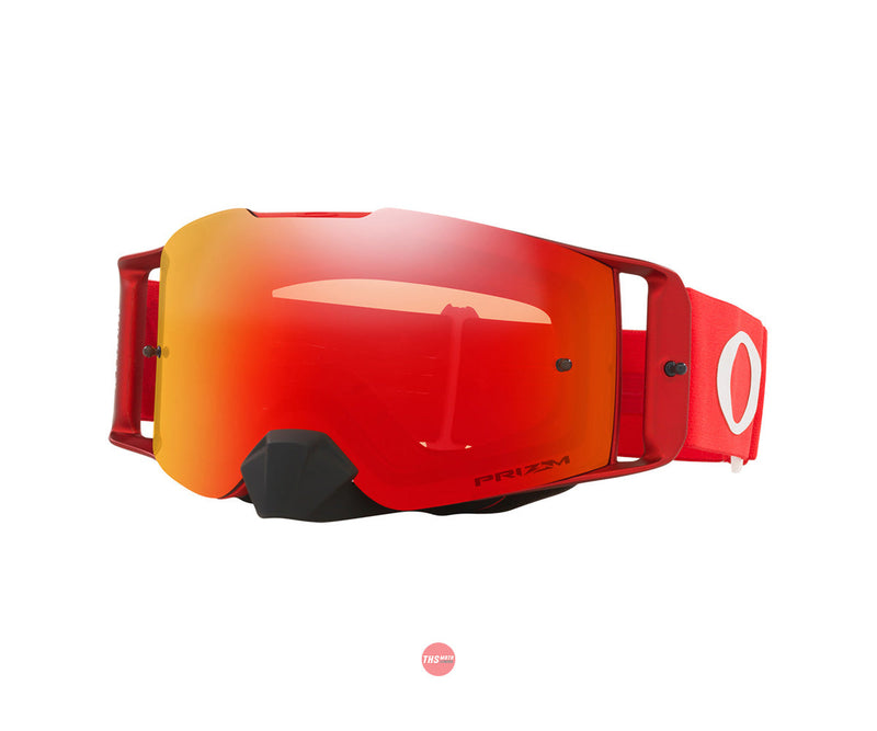 Oakley Front Line MX Goggles Moto Red with PRIZM Torch Iridium Lens