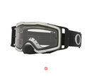 Oakley Front Line MX Goggles Tuff Blocks Black Gunmetal with Clear Lens